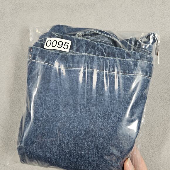 Vintage Looney Tunes Overalls Women Large Tweety Bird Blue Jean Skort Y2K 90s - Picture 12 of 12